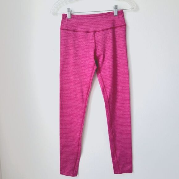 BEYOND YOGA Spacedye Fushia Mid Rise Leggings Size Small - Picture 1 of 6